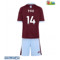 Aston Villa Pau Torres #14 Hjemmedraktsett Barn 2026-27 Kortermet (+ Korte bukser)